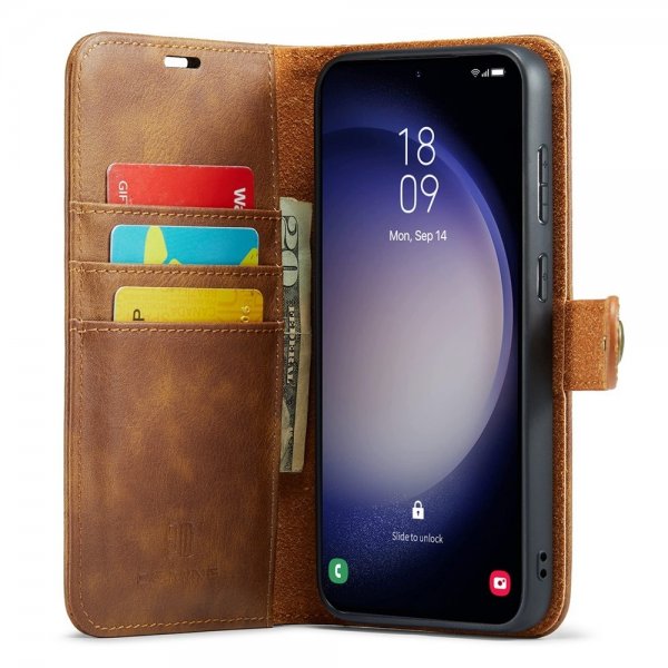 Dg.Ming Samsung Galaxy S26 Etui med Aftagelig Skal Brun