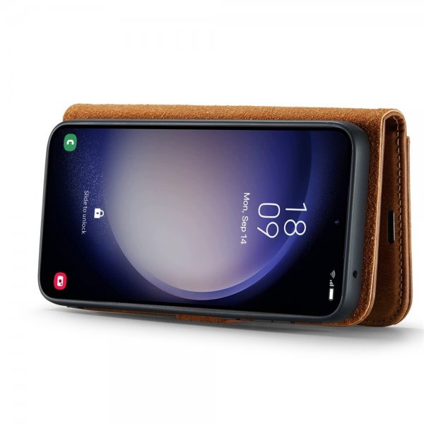 Dg.Ming Samsung Galaxy S26 Etui med Aftagelig Skal Brun