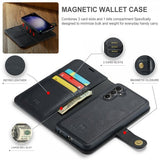 Dg.Ming Samsung Galaxy S26 Etui med Aftageligt Cover Sort