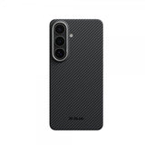 Pitaka Samsung Galaxy S26 Plus Cover Edge Sort/Grå Twill