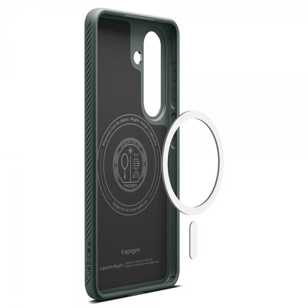 Spigen Samsung Galaxy S26 Plus Cover Liquid Air MagFit Abyss Green
