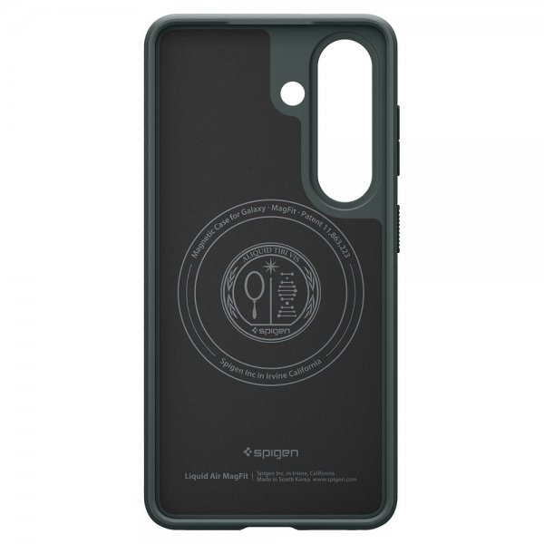 Spigen Samsung Galaxy S26 Plus Cover Liquid Air MagFit Abyss Green