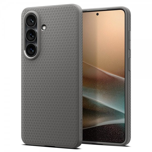 Spigen Samsung Galaxy S26 Plus Cover Liquid Air Marble Gray