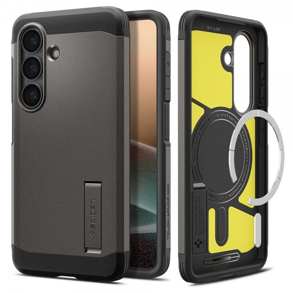 Spigen Samsung Galaxy S26 Plus Cover Tough Armor MagFit Gunmetal
