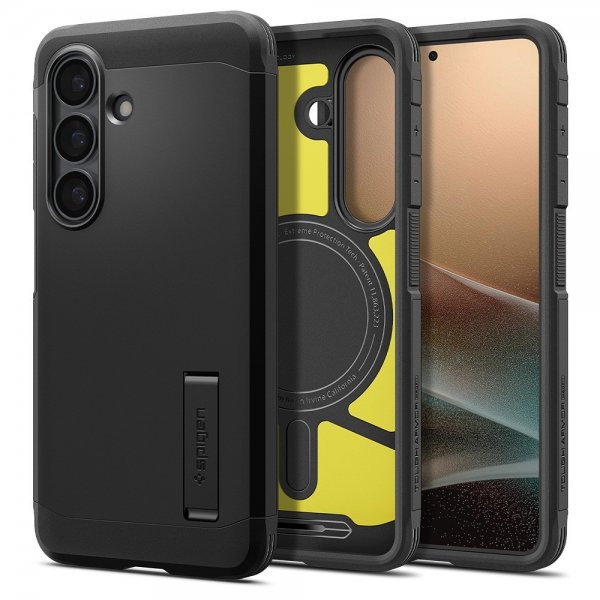 Spigen Samsung Galaxy S26 Plus Cover Tough Armor MagFit Sort