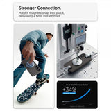 Spigen Samsung Galaxy S26 Cover Liquid Air MagFit Marble Grey
