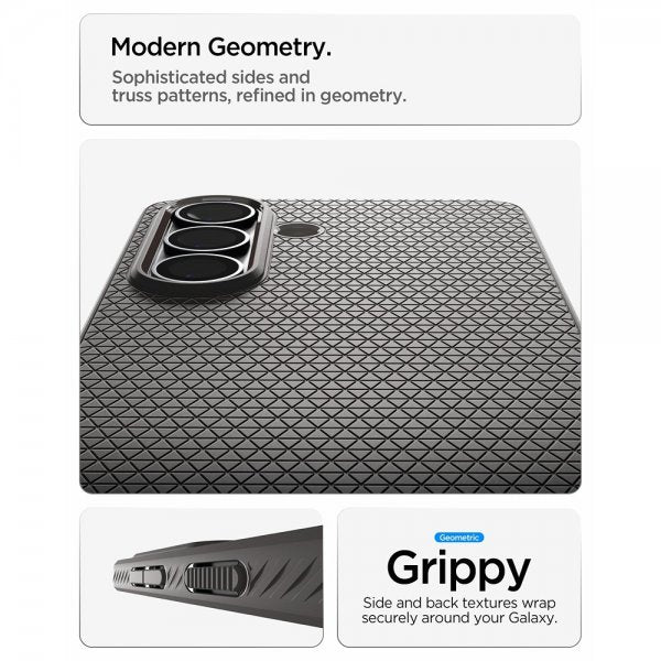 Spigen Samsung Galaxy S26 Cover Liquid Air MagFit Marble Grey