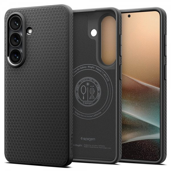 Spigen Samsung Galaxy S26 Cover Liquid Air MagFit Matte Black