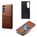 Samsung Galaxy S26 Etui med to Kortlommer Brun