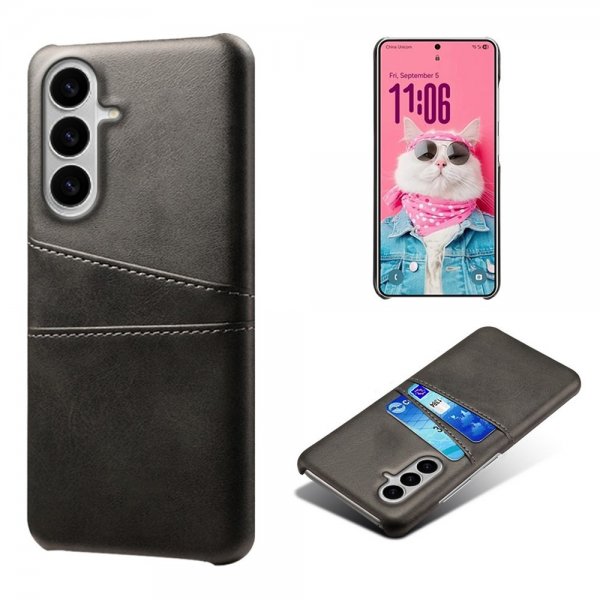 Samsung Galaxy S26 Cover med to Kortlommer Sort