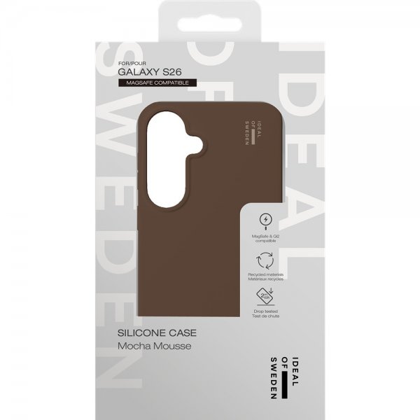 Ideal of Sweden Samsung Galaxy S26 Cover Silikonecover MagSafe Mocha Mousse