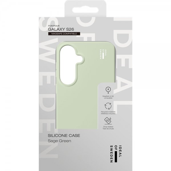 Ideal of Sweden Samsung Galaxy S26 Cover Silikonecover MagSafe Sage Green