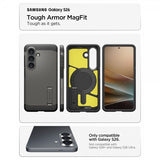 Spigen Samsung Galaxy S26 Cover Tough Armor MagFit Gunmetal