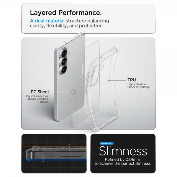 Spigen Samsung Galaxy S26 Cover Ultra Hybrid Crystal Clear