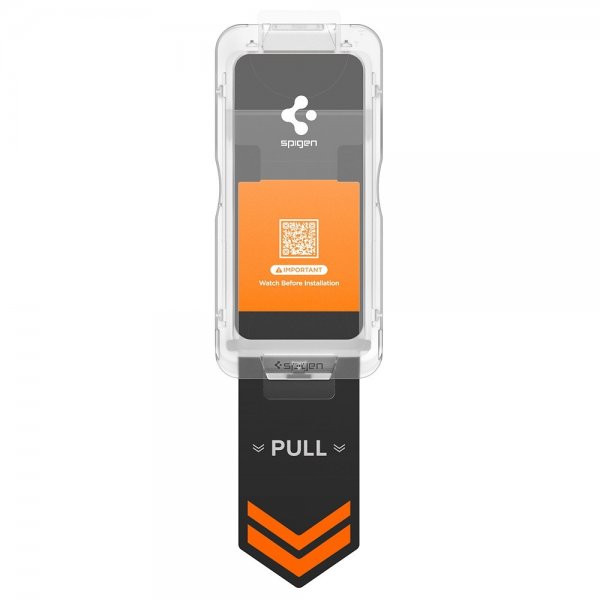 Spigen Samsung Galaxy S26 Skærmbeskyttelse GLAS.tR EZ Fit Pro Privacy 2-pak