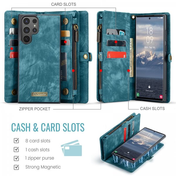 CaseMe Samsung Galaxy S26 Ultra Etui 008 Series Aftageligt Cover Blå