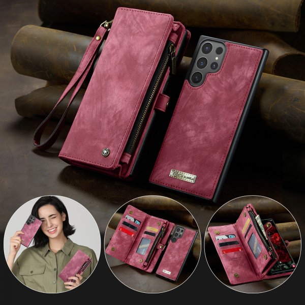 CaseMe Samsung Galaxy S26 Ultra Etui 008 Series Aftageligt Cover Rød