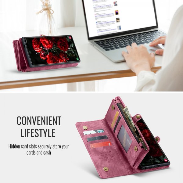 CaseMe Samsung Galaxy S26 Ultra Etui 008 Series Aftageligt Cover Rød