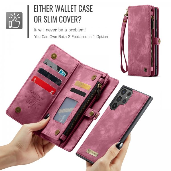 CaseMe Samsung Galaxy S26 Ultra Etui 008 Series Aftageligt Cover Rød