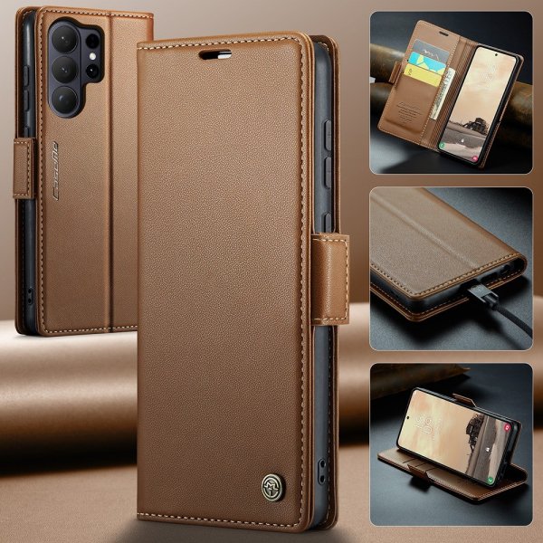 CaseMe Samsung Galaxy S26 Ultra Etui 023 Series Brun