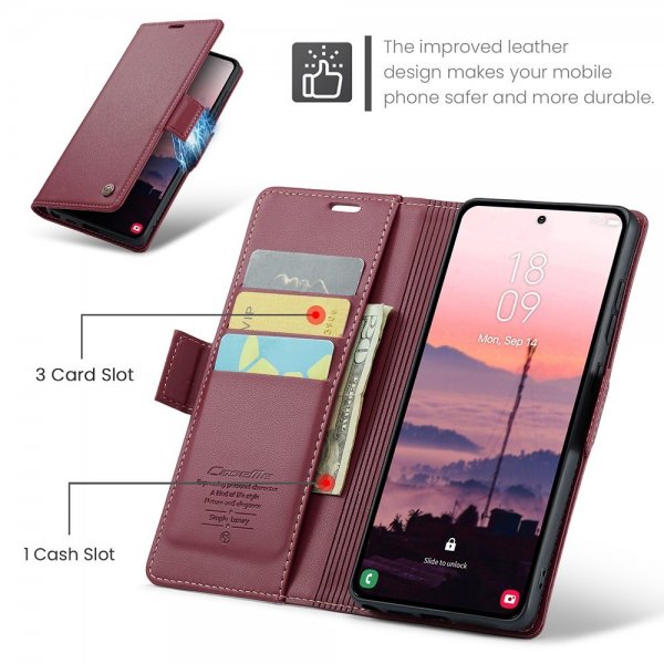 CaseMe Samsung Galaxy S26 Ultra Etui 023 Series Rød