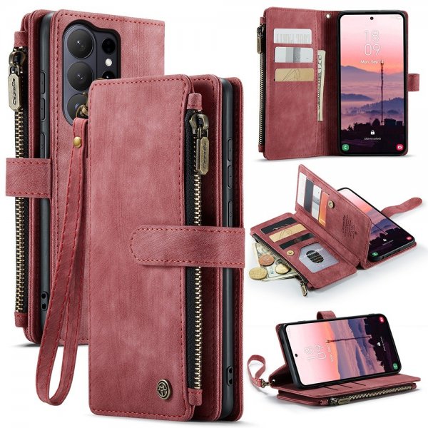 CaseMe Samsung Galaxy S26 Ultra Etui C30 Serie Rød