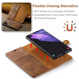Dg.Ming Samsung Galaxy S26 Ultra Etui med Aftageligt Cover Brun