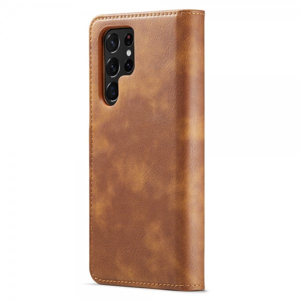 Dg.Ming Samsung Galaxy S26 Ultra Etui med Aftageligt Cover Brun