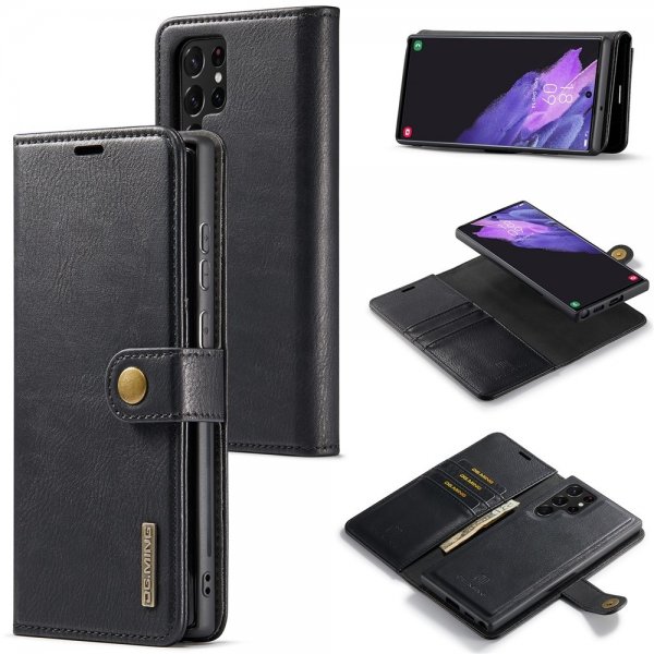 Dg.Ming Samsung Galaxy S26 Ultra Etui med Aftageligt Cover Sort