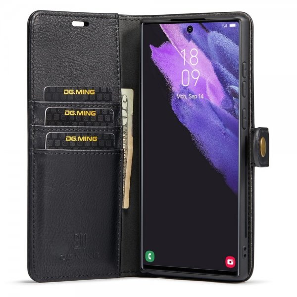 Dg.Ming Samsung Galaxy S26 Ultra Etui med Aftageligt Cover Sort