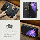 Dg.Ming Samsung Galaxy S26 Ultra Etui med Aftageligt Cover Sort