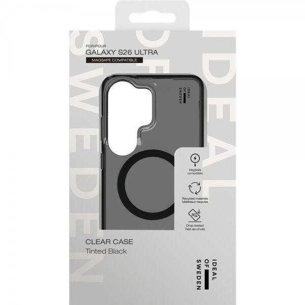 Ideal of Sweden Samsung Galaxy S26 Ultra Cover Clear Case MagSafe Tinted Black