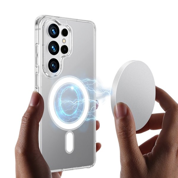 Nordic Covers Samsung Galaxy S26 Ultra Cover Feather Series MagSafe Transparent