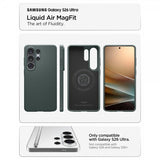 Spigen Samsung Galaxy S26 Ultra Cover Liquid Air MagFit Abyss Green