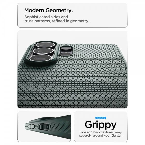 Spigen Samsung Galaxy S26 Ultra Cover Liquid Air MagFit Abyss Green