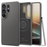 Spigen Samsung Galaxy S26 Ultra Cover Liquid Air MagFit Marble Gray