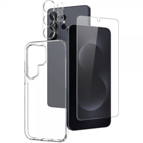 Northjo Samsung Galaxy S26 Ultra Cover med Skærmbeskyttelse og Kamerabeskyttelse 3-i-1
