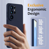 Samsung Galaxy S26 Ultra Cover med Rem Silikone MagSafe Mørkeblå