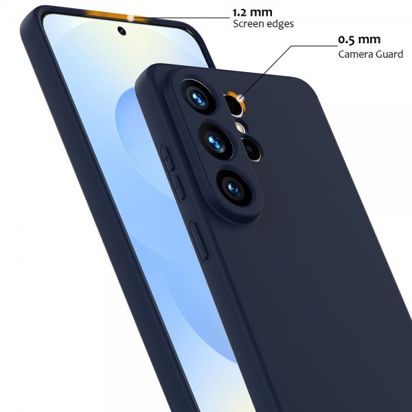Samsung Galaxy S26 Ultra Cover med Rem Silikone MagSafe Mørkeblå