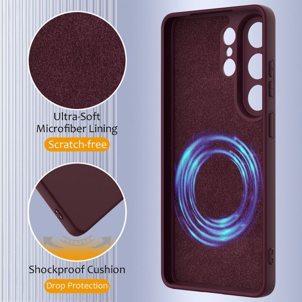 Samsung Galaxy S26 Ultra Cover med Rem Silikone MagSafe Rød