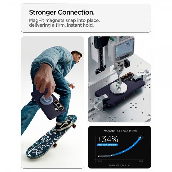 Spigen Samsung Galaxy S26 Ultra Cover Nano Pop MagFit Blueberry Navy