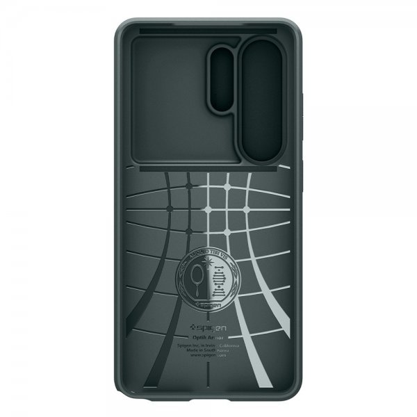 Spigen Samsung Galaxy S26 Ultra Cover Optik Armor Abyss Green