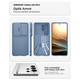 Spigen Samsung Galaxy S26 Ultra Cover Optik Armor Lyseblå