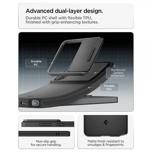 Spigen Samsung Galaxy S26 Ultra Cover Optik Armor Sort