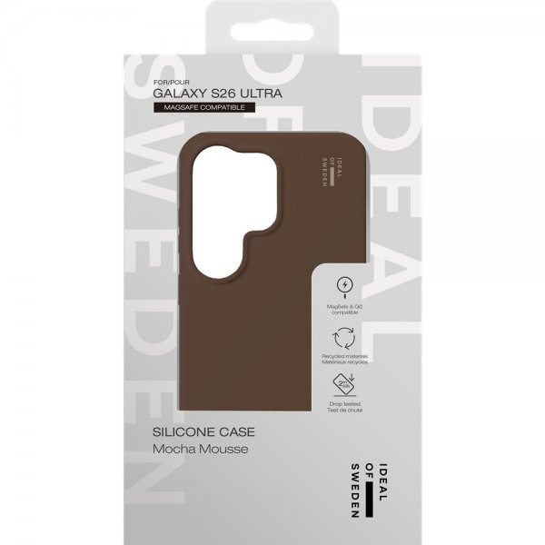Ideal of Sweden Samsung Galaxy S26 Ultra Cover Silicone Case MagSafe Mocha Mousse