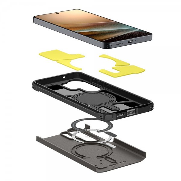 Spigen Samsung Galaxy S26 Ultra Cover Tough Armor MagFit Gunmetal