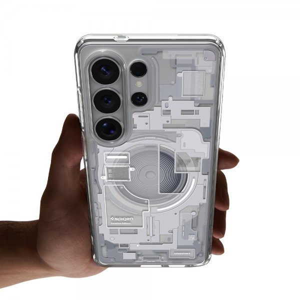 Spigen Samsung Galaxy S26 Ultra Cover Ultra Hybrid MagFit Zero One Hvid
