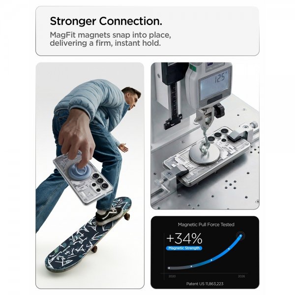 Spigen Samsung Galaxy S26 Ultra Cover Ultra Hybrid MagFit Zero One Hvid