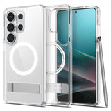 Spigen Samsung Galaxy S26 Ultra Cover Ultra Hybrid S MagFit Clear White