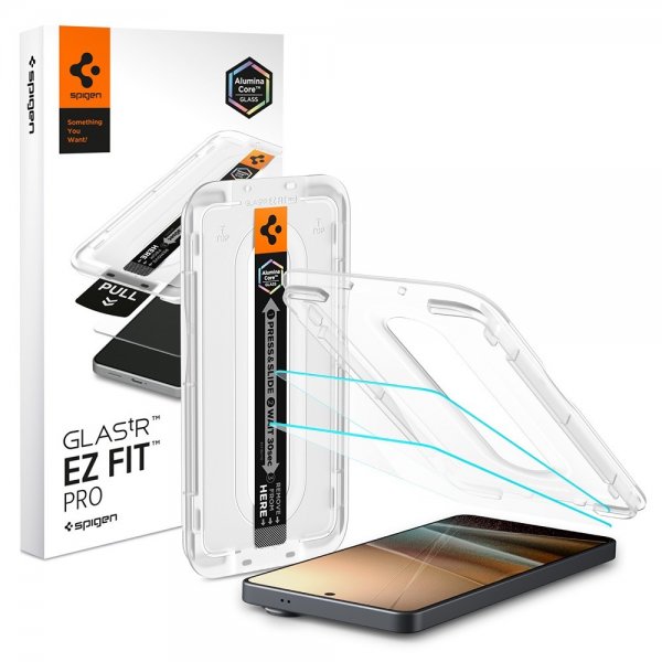 Spigen Samsung Galaxy S26 Ultra Skærmbeskyttelse GLAS.tR EZ Fit Pro Anti Reflection 2-pak
